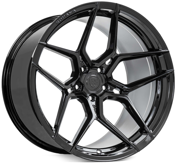 22インチ ゴールド 5スポーク アルミホイール ROHANA WHEELS 22” ROHANA RFX11 BRONZE WHEELS RIMS FOR AUDI ETRON GT 22X9 & 10.5