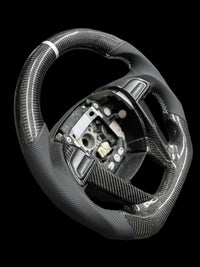 CARBON STEERING WHEEL - HONDA - ACCORD (2008-2012 8th Gen Black Leather)