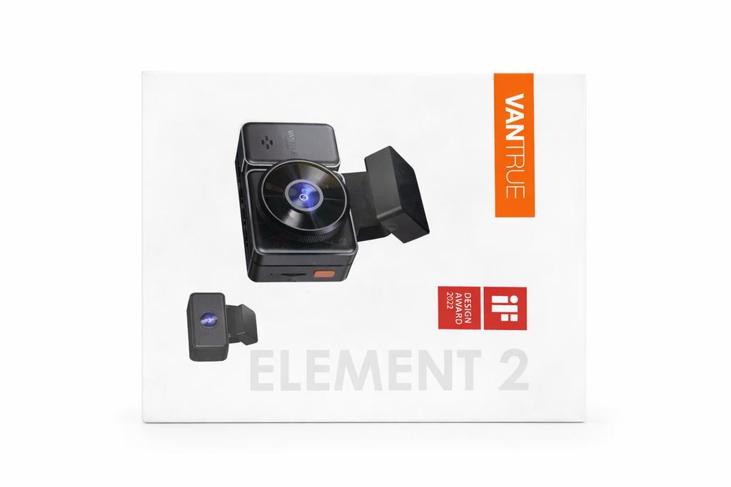 venture elment 2 dash camera front and back cameras