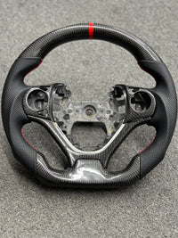 STEERING WHEEL - HONDA - CIVIC (2012-2015 Si All models Black leather.