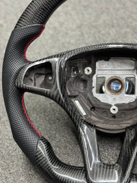 STEERING WHEEL - MERCEDES BENZ - C300 (RED STITCHING)