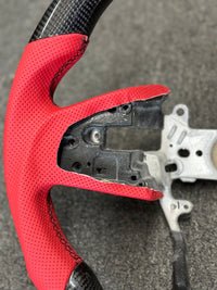 STEERING WHEEL - HONDA - CIVIC 10TH GEN RED LEATHER
