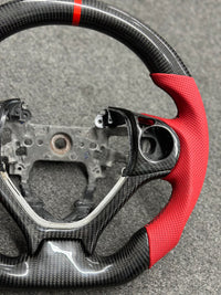 STEERING WHEEL - HONDA - CIVIC (2012-2015 Si All models Red leather )