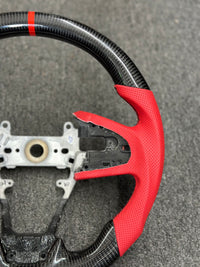 STEERING WHEEL - HONDA - CIVIC 10TH GEN RED LEATHER