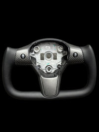 CARBON FIBER STEERING WHEEL TESLA MODEL 3 & Y