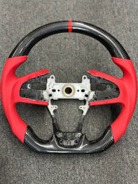 STEERING WHEEL - HONDA - CIVIC 10TH GEN RED LEATHER