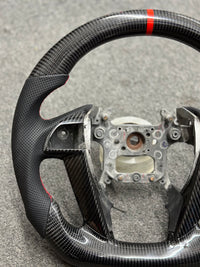 CARBON STEERING WHEEL - HONDA - ACCORD (2008-2012 8th Gen Black Leather)