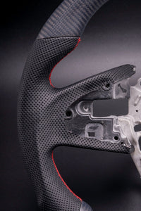 STEERING WHEEL - HONDA - CIVIC 10TH GEN MATTER CARBON BLACK LEATHER