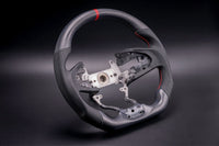 STEERING WHEEL - HONDA - CIVIC 10TH GEN MATTER CARBON BLACK LEATHER