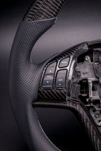 CARBON STEERING WHEEL - HONDA - CRV (2007-2011 FULL BLACK)