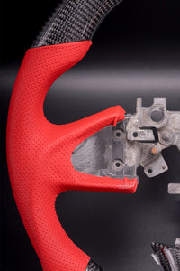 STEERING WHEEL - INFINITY - Q50 (Red Leather)