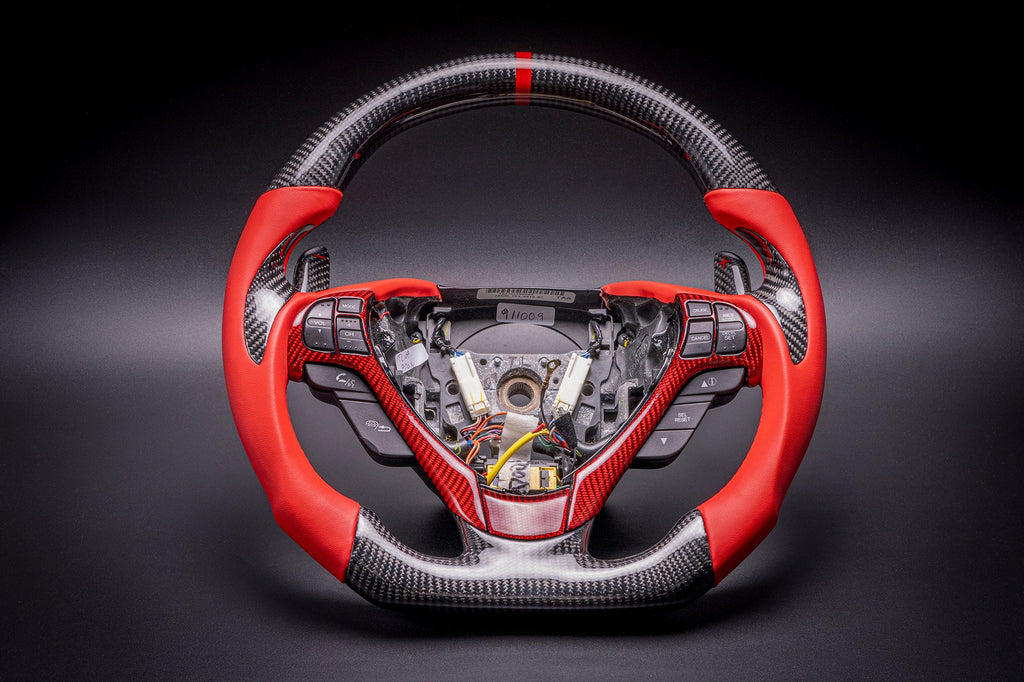 CARBON STEERING WHEEL - ACURA TSX  (2009- 2014 CUSTOM ONLY)