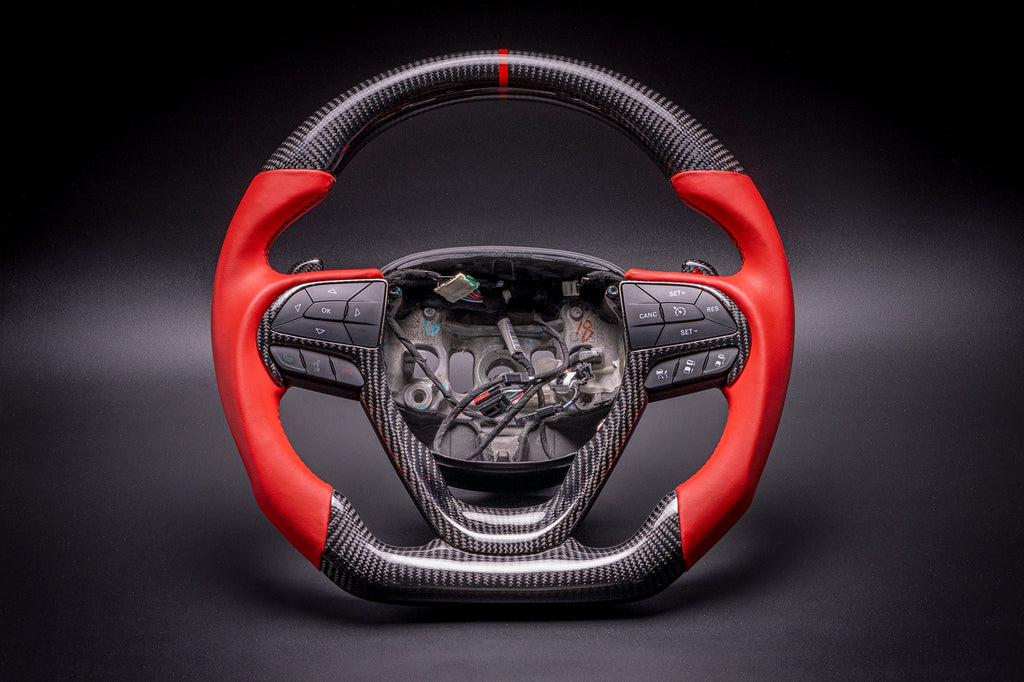 STEERING WHEEL - JEEP (Red Leather) - Grand Cherokee / Cherokee