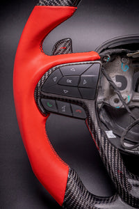 STEERING WHEEL - JEEP (Red Leather) - Grand Cherokee / Cherokee