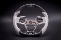 STEERING WHEEL - HONDA - CIVIC 10TH GEN WHITE LEATHER