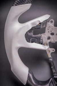 STEERING WHEEL - HONDA - CIVIC 10TH GEN WHITE LEATHER