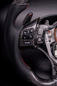 STEERING WHEEL - LEXUS (Red Center Stripe) - IS250 / 300 / 350 (2006-2013)