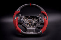 STEERING WHEEL - LEXUS (Red Leather) - IS250 / 300 / 350 (2014-2017)